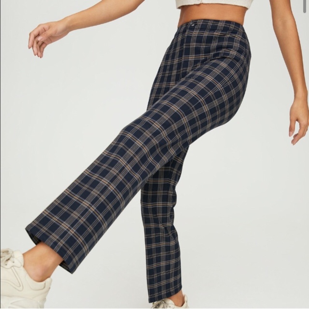 Sunday Best checkered kick flare ankle 4